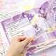 Wild pigeon hand tent sticker flashing dressing sticker girl handmade DIY toys quiet paste toys girl makeup princess stickers 4 books [Princess series complete 4 sets] 72 pictures