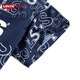 Levi s Levi's children's clothing boys' quick-drying short-sleeved shirt summer new full-print logo children's short T-shirt dark indigo 100/52 recommended height 92-98cm