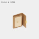Sitio web oficial de Cinvaikrose Small C/K Short Willet for Women Fashion Genuine Leather Small Willet 2025 Nueva billetera de billetera múltiple ultra delgada Color de albaricoque