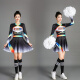逅枫新款健美操啦啦操表演服装演出服健美赛服中小学啦啦操服 6913#女 XL