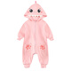 
G.DUCKKIDS little yellow duck children's clothing children's pajamas girls' home clothes spring and autumn new hooded dinosaur long-sleeved onesie crawling suit pink dinosaur nightgown [winter style] 130 Recommended for 7 to 8 years old [120-130cm] cm