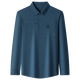 Montagut 2024 Spring New Herren-Langarm-Shirt mittleren Alters und ungezwungenes No-Eisen-Shirt LB6623-RED M 165 Geeignet für 100-115jin [Jin ist 0,5 kg]
