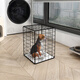 Cat Cage Home Super Large Free Space Cat Nest Dog Cage Puppy Cage Six Sides Portable Folding Pet Cage White 30*20*20cm 4Jin Jin is equal to about 0.5kg