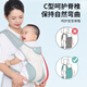 
Aibaoshi baby strap holding baby magic tool for newborns to go out front and back hug turban portable storage for Qianho Green M394 multi-functional strap to store [Qiuho Green]