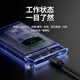 华顾 移动硬盘盒2.5英寸 usb3.0透明硬盘盒外置读取台式机笔记本电脑sata机械ssd固态  USB3.1透蓝款[USB数据线]