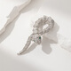 Qlady Year of the Snake brooch, high-end brand corsage, light luxury suit pin, collar pin, high-end accessories, snake comes to run gift