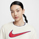 
Nike (NIKE) 2025 Spring Women's Sports Loose Casual Spliced ​​Printed Round Neck Short Sleeve T-Shirt HF6291-133-687 hf6291-133 S