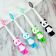 
Youjie Hu Shuchen Children's Toothbrush Cartoon Classic Doll High-Pretty Children's Baby 3-6-12 Years Old Soft Brush Teeth Guard 10 9904 Models [Children's Panda Toothbrush]