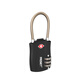 Zurücksetzen kleiner Passwort Sperren Vorhängeschloss Trolley Box Passwort Padlock Bag Backpack School Bag Lock Stahl Kabelschloss TSA -Sicherheitsinspektion im Ausland