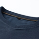Camiseta de manga larga Romon Desarrollador de collar de pollo Autumn and Winter Camiseta informal de moda de manga larga Camiseta versátil 1518 Gray 185