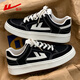 Warrior men's shoes, fashionable flat shoes, versatile lace-up sports casual shoes, H663T black/m42