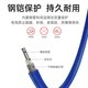 Youpulian 9MM flame retardant explosion-proof armored tail fiber single-mode double-core four-core 4-core 6-core 8-core SC-SC to FC-FC-LC-ST Kaijia custom-made fiber optic jumper with armored tail cable 9MM mining armored single-mode 4-core LC-LC 20 meters