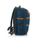 Meilv Luggage Fashion Casual Multifunctional Sports Backpack Large Capacity Backpack QT5 Dark Blue