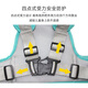 9i9儿童电动车安全带宝宝安全绑带背包前后坐防摔反光条带储物袋A72