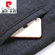 Pierre cardin high-end men's jacket spring and autumn thin middle-aged and elderly lapel casual jacket large size daddy top XPN-J719 light gray 170 100-120Jin [Jin equals 0.5 kg]