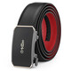 Goldlion belt men's first-layer cowhide automatic buckle Qiji red belt gift box animal year trouser belt New Year gift