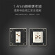 International electrician switch socket panel five-hole dual-control USB network cable air conditioner concealed 86-type large whiteboard socket misaligned five-hole