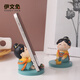 THE RABBIT IVEN Creative Chinese Style Mobile Phone Holder Office Small Ornaments Xi'an Souvenir Cultural and Creative Gift Teacher's Day Gift Practical Tang Lady Mobile Phone Holder-Berry Troubles