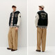 Semir shopping mall same style | imitation wool jacket men's winter retro college style baseball uniform 2025 jacket 101725118102