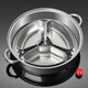Baijie 304 stainless steel fan-shaped steaming box, steaming bowl, steaming tray, steamer basket, steaming vegetable bowl, thickened steam grid, food supplement, steamed rice artifact 3 pieces