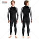Zailu quick-drying large size swimsuit sun protection surfing wetsuit for men and women motorboat one-piece snorkeling wetsuit for hot springs black white flower sleeves for men - front zipper D03007 XS XS