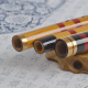 Flûte de bambou à la peau cuivrée de Bearallen 47 cm de long Stumper à souffler horizontal Glosaure Glosaure Flute National Musical Instrument Flute Bamboo Color étudiant flûte (One Piece) Étudiant flûte