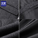 Lomon Wollanzug Jacke Herrenherbst- und Winterstil im mittleren Alter Casual Anzug Slim Wollanzug Herren Vater Anzug 6806 Grauer regulärer XL 180 etwa 125-140jin [Jin gleich 0,5 kg]
