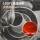 Meichu (Maxcook) Tanque de manteca Cerámico de cerámica bajo glaze Resistencia a alta temperatura Cocina japonesa Tanque de salero para el aceite Splash CHILI Oil Tank con tapa de 700 ml de leche con cuchara MCPJ9882
