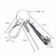 
Yunmian nail clipper keychain ear pillow pillow pendant cleaning ear picking set nail clipper keychain tool nail clipper + ear pillow + keychain [3 piece set]