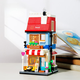 Building blocks Chinese toys children's puzzle assembly street scene house boy plugging model building puzzle gifts 4 Nordic towns (1098 particles)