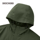 Skechers Rubik's Cube Series Three-in-One Polar Fleece Jacket Outdoor Casual Jacket Men's Kalamai Green/016C L