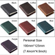 
AIGUONIU Retro leather notebook handmade top layer cowhide binder notepad business office manual Crazy horse leather gift customization [A6] Coffee/coffee standard 100 inner pages