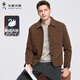 Dances with Wolves Goose Down Liner Lapel Down Jacket Men's 2025 Autumn and Winter New Corduroy Warm Men's Jacket 1028 Coffee 303 M (170)