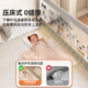 
AOTGSSE Aotison three-sided bed fence baby children's bed baffle bed anti-fall bed fence safety guardrail bedside bed guardrail light gray cartoon animal three-sided installation [safeteria] 1.8 meters bed [1.8+2.0+2.0] Stable and seamless