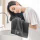 Made in Tokyo, 180g thickened and soft towels, five-star hotel type A pure cotton, large adult men and women towels, 2 pieces, elegant gray