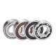NSK进口深沟球轴承6210ZZ DDU VV 2R  hZ NR内50外90厚20MM NSK 6210hZ超高温400度 【金属密封】
