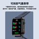 Xiaomi General Grado médico Smart Smant Azguem Air Pressing Watch Watch No invasivo Oxígeno en sangre Bluetooth Llama NFC Silk Mist Negro [Airbag Tipo de muñeca Medición de presión arterial + Viento de azúcar en la sangre Viento de azúcar en la sangre