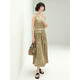 COCOBELLA high luxury texture pleated texture vest skirt tassel glossy golden style dress FR160 dress FR160 M