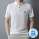 Jingpufei Sommer High-End Ice Silk Herren Kurzärärmelte T-Shirt Markless Revers Atmungsaktiv 6176: Baolan 3xl