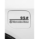 REACHNOW car fuel tank cap reflective sticker with 92# gasoline and 95# diesel personalized fuel tank prompts to cover scratches and cover, take 1 shot and 2 Toyota/remark fuel number/default 95