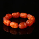 Fat Donglai's same style natural raw amber raw stone bracelet natural raw beeswax bracelet raw mine old beeswax for men