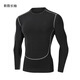 NIUKAILE running long-sleeved T-shirt men's spring and summer quick-drying breathable tight-fitting basketball sports training casual sports fitness top elite long-sleeved M