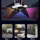 
Haoruiyun 4G5G solar surveillance camera three lens three rotation life free traffic 360 panoramic full-color night vision tracking outdoor indoor waterproof intelligent alarm mobile phone push 5G dual solar panels [three lens three rotations] permanent 30-day cycle recording + 24 million ultra-high-definition pixels with own network ready to use + [