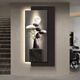 Mopai Stone läuft das Eingang dekoratives Gemälde moderne leichte Luxus bedeutet gute Korridor-Hängemalereien in die Tür LED Leuchtlampe Malmalereien Steinläufe D Modell 100*200cm80*200+80*167 Plug-in-Modellmodell