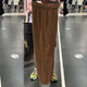 Nike (Nike) Pantalon de survêtement féminin 2025 Nouveau pantalon décontracté pantalon pantalon pantalon chaud HQ4877-783 HQ4877-259 Couleur de cacao surprise
