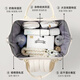 Yatermao Mummy Bag Multifunctional Large Capacity Shoulder Portable Mother and Baby Backpack New Style for Mothers to Travel Lightly Off-White - Large Capacity [22 Liters]