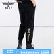 
BOY LONDON spring men and women same style casual pants gold stamping print sports versatile trendy brand trousers N15904 N15904 gold stamping print knitted pants XS