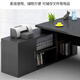 Chengfeng Desk Boss Desk Simple Modern Office Furniture Table and Chair Combination Manager CEO Executive Desk High-end Desk Dark Walnut Length 160+ Desktop Width 80+ Side Cabinets
