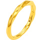 Saturday Fortune 5D Hard Gold Gold Ring Female Möbius Ring Price A019631 No. 11 About 1.12g Birthday Gift