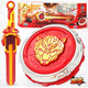 Audi Double Diamond Hurricane War Soul 6 Sword Spinning Gyro Toy Niveau 345 5 Épée Bataille Holy Sword Tornado Rotating Children's Boy's Boy Concours Series - Rage Dragon King